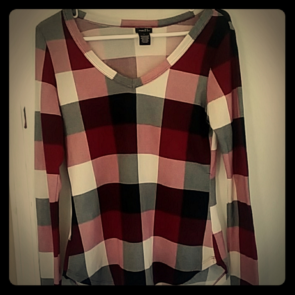 Plaid long sleeve